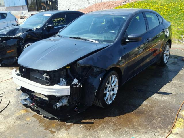 1C3CDFBA1DD289600 - 2013 DODGE DART SXT GRAY photo 2