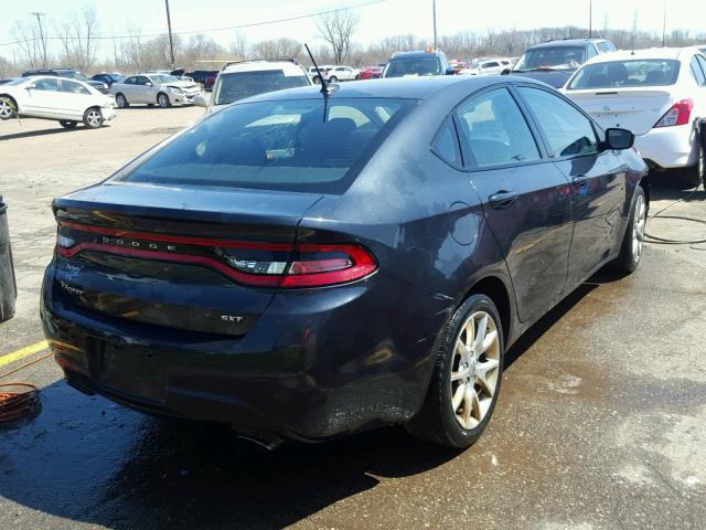 1C3CDFBA1DD289600 - 2013 DODGE DART SXT GRAY photo 4