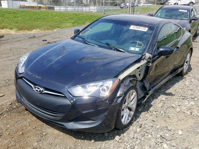 KMHHT6KD8DU086018 - 2013 HYUNDAI GENESIS CO BLACK photo 2