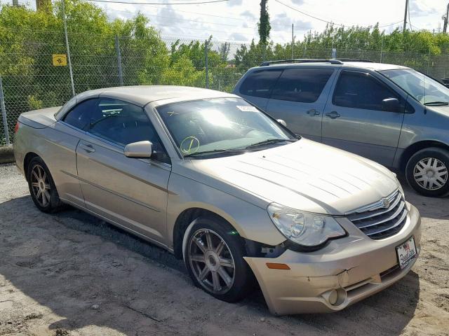 1C3LC55R38N103666 - 2008 CHRYSLER SEBRING TO TAN photo 1