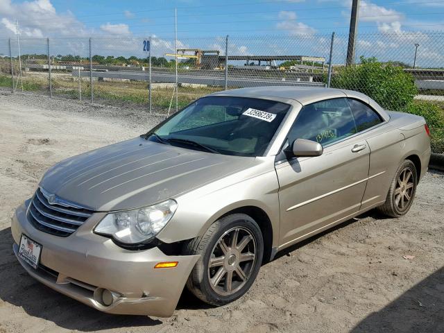 1C3LC55R38N103666 - 2008 CHRYSLER SEBRING TO TAN photo 2