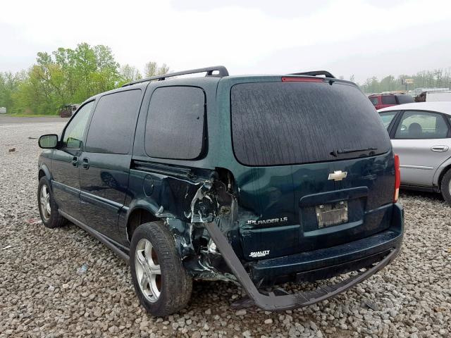 1GNDV23L25D241621 - 2005 CHEVROLET UPLANDER L მწვანე ფოტო 3