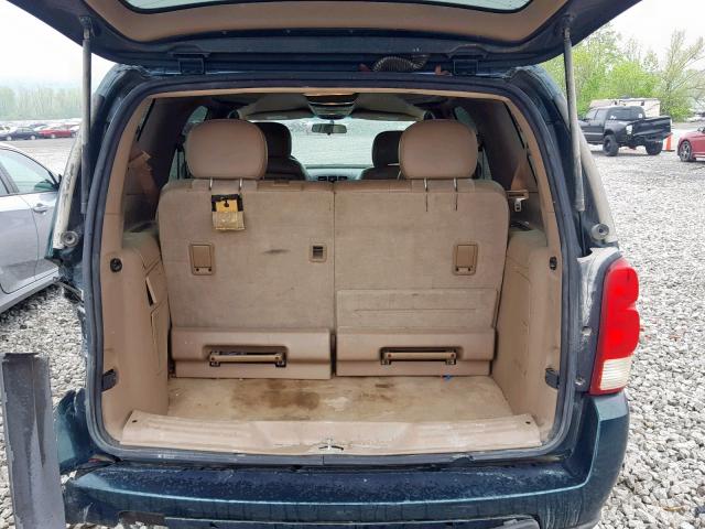 1GNDV23L25D241621 - 2005 CHEVROLET UPLANDER L მწვანე ფოტო 9