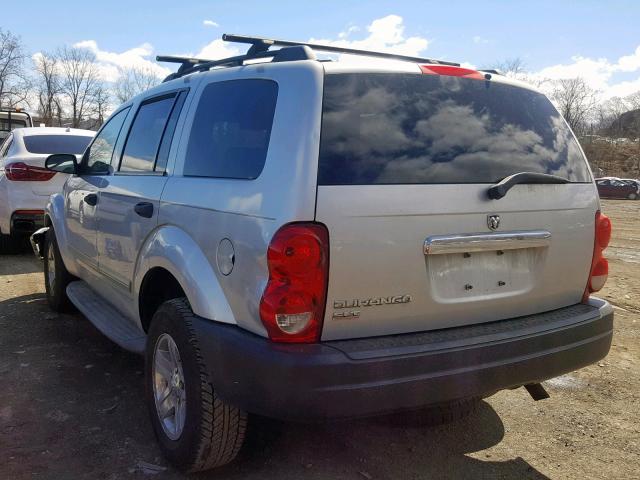 1D4HB48N34F237253 - 2004 DODGE DURANGO SL SILVER photo 3