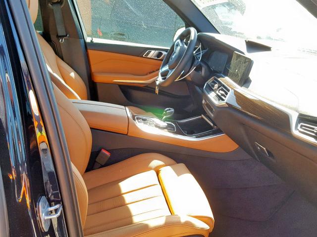 5UXCR6C58KLK85012 - 2019 BMW X5 XDRIVE4 BLACK photo 5