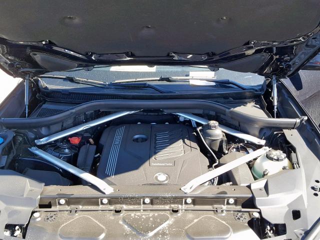 5UXCR6C58KLK85012 - 2019 BMW X5 XDRIVE4 BLACK photo 7
