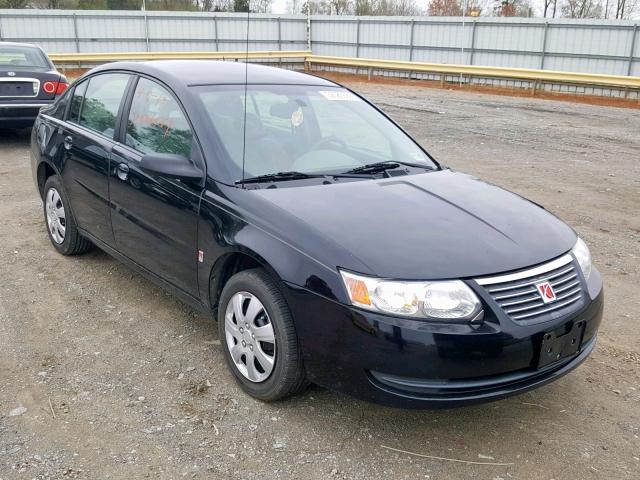1G8AJ58F47Z191624 - 2007 SATURN ION LEVEL BLACK photo 1