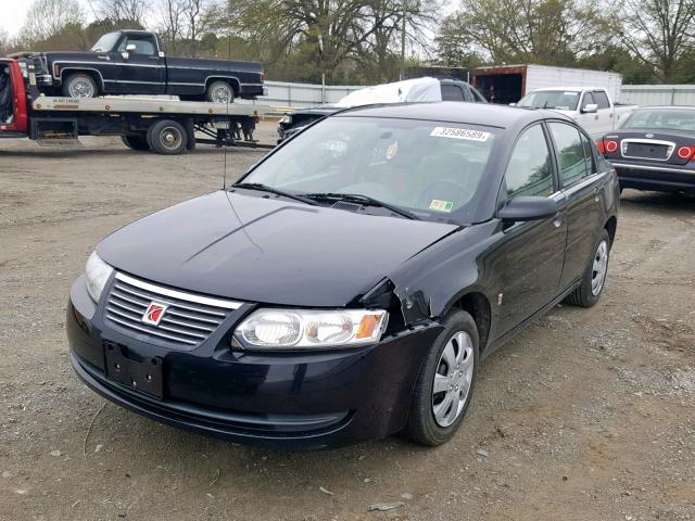 1G8AJ58F47Z191624 - 2007 SATURN ION LEVEL BLACK photo 2
