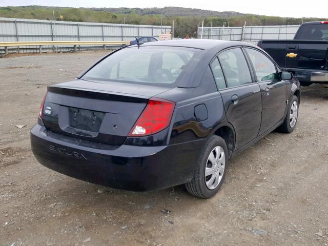 1G8AJ58F47Z191624 - 2007 SATURN ION LEVEL BLACK photo 4