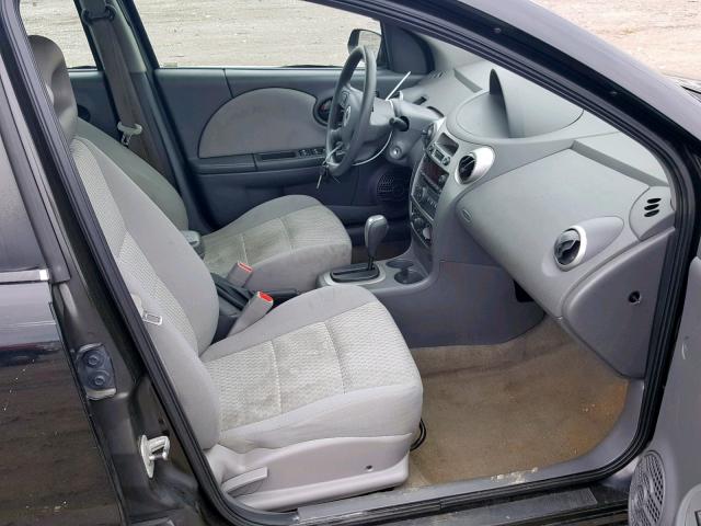 1G8AJ58F47Z191624 - 2007 SATURN ION LEVEL BLACK photo 5