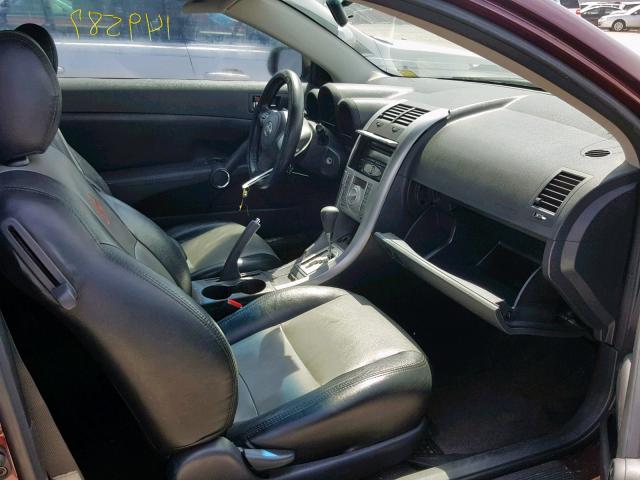 JTKDE177570151480 - 2007 TOYOTA SCION TC MAROON photo 5