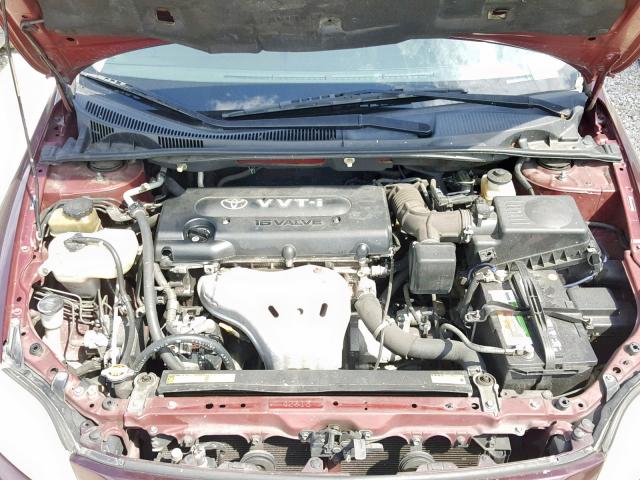 JTKDE177570151480 - 2007 TOYOTA SCION TC MAROON photo 7