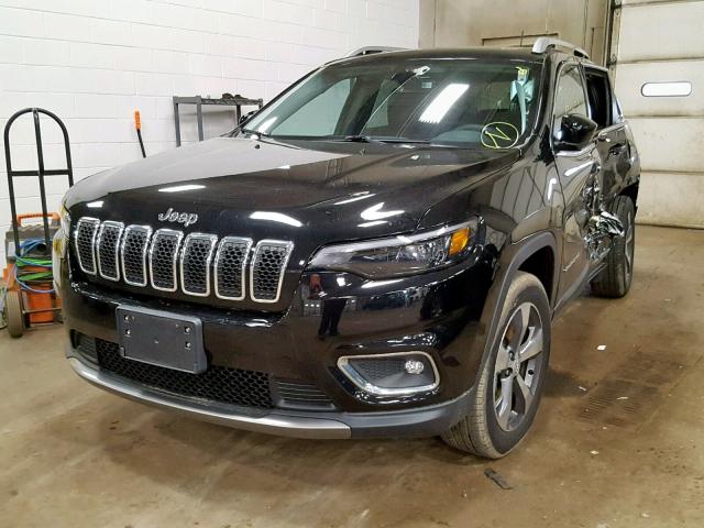 1C4PJMDN5KD130988 - 2019 JEEP CHEROKEE L BLACK photo 2