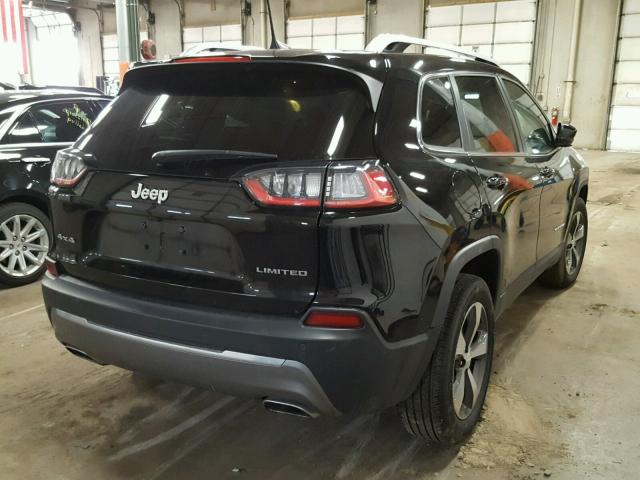 1C4PJMDN5KD130988 - 2019 JEEP CHEROKEE L BLACK photo 4