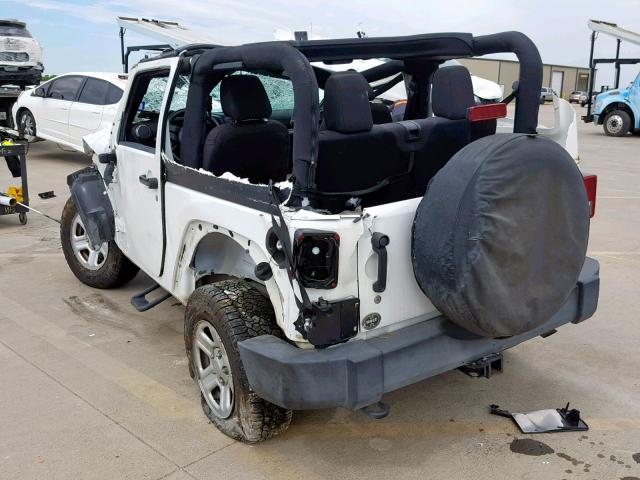 1C4AJWAG2FL577717 - 2015 JEEP WRANGLER S WHITE photo 3