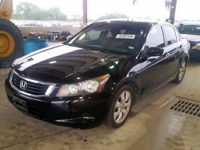 1HGCP26889A120820 - 2009 HONDA ACCORD EXL BLACK photo 2