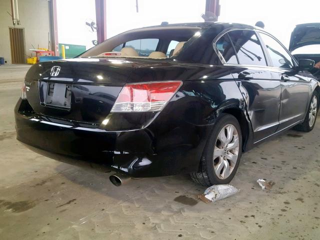 1HGCP26889A120820 - 2009 HONDA ACCORD EXL BLACK photo 4