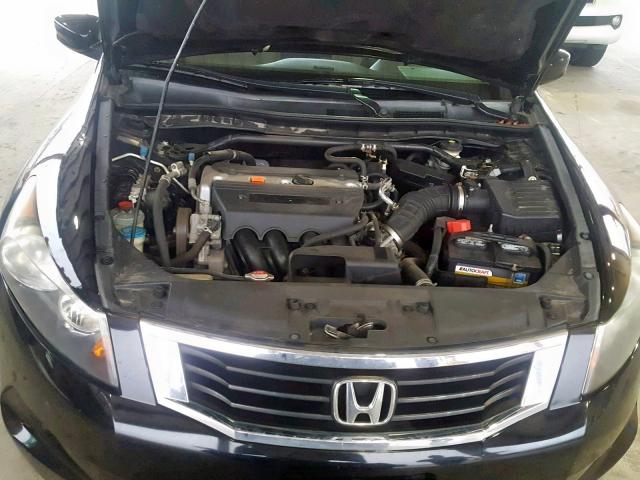 1HGCP26889A120820 - 2009 HONDA ACCORD EXL BLACK photo 7