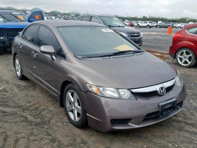2HGFA16699H510589 - 2009 HONDA CIVIC LX-S Շագանակագույն լուսանկար 1