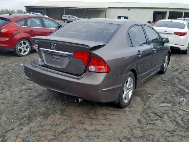 2HGFA16699H510589 - 2009 HONDA CIVIC LX-S Շագանակագույն լուսանկար 4
