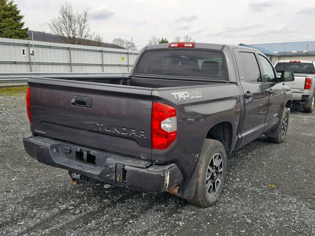 5TFDY5F14GX552643 - 2016 TOYOTA TUNDRA CRE GRAY photo 4