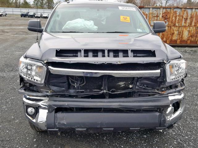 5TFDY5F14GX552643 - 2016 TOYOTA TUNDRA CRE GRAY photo 7