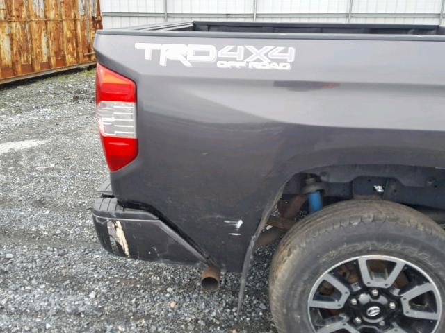 5TFDY5F14GX552643 - 2016 TOYOTA TUNDRA CRE GRAY photo 9