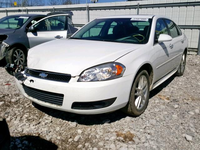 2G1WC5E37D1176550 - 2013 CHEVROLET IMPALA LTZ WHITE photo 2