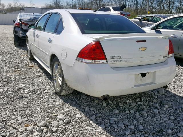 2G1WC5E37D1176550 - 2013 CHEVROLET IMPALA LTZ WHITE photo 3