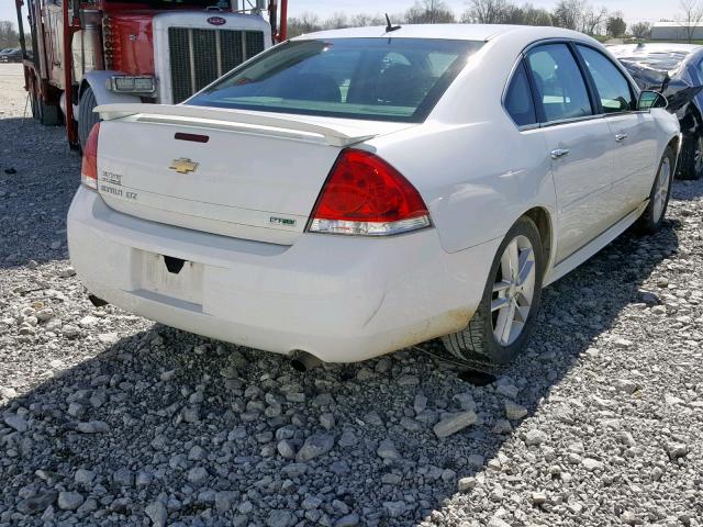 2G1WC5E37D1176550 - 2013 CHEVROLET IMPALA LTZ WHITE photo 4