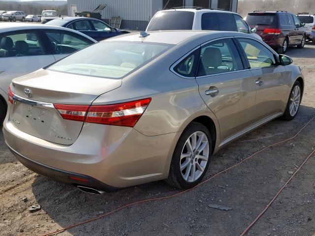 4T1BK1EB3FU167243 - 2015 TOYOTA AVALON XLE BEIGE photo 4