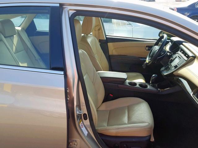 4T1BK1EB3FU167243 - 2015 TOYOTA AVALON XLE BEIGE photo 5