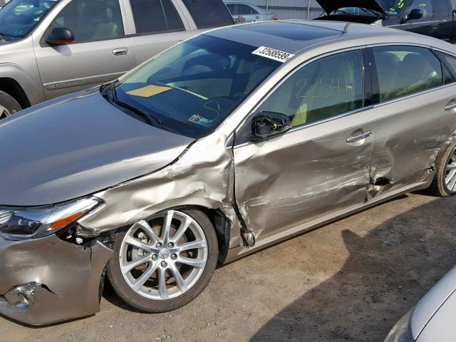 4T1BK1EB3FU167243 - 2015 TOYOTA AVALON XLE BEIGE photo 9