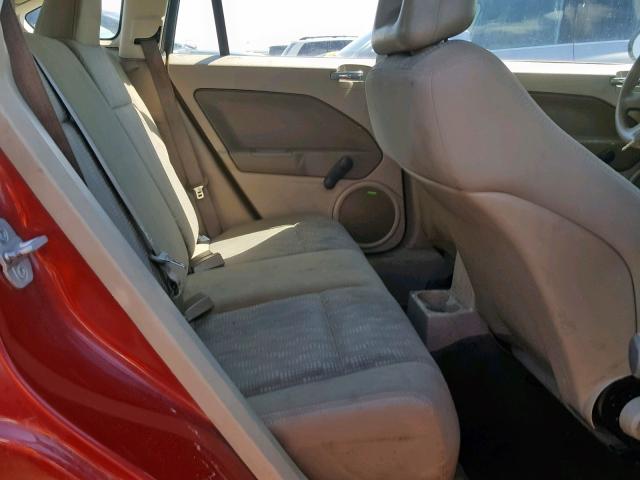 1B3HB28B88D717962 - 2008 DODGE CALIBER RED photo 6