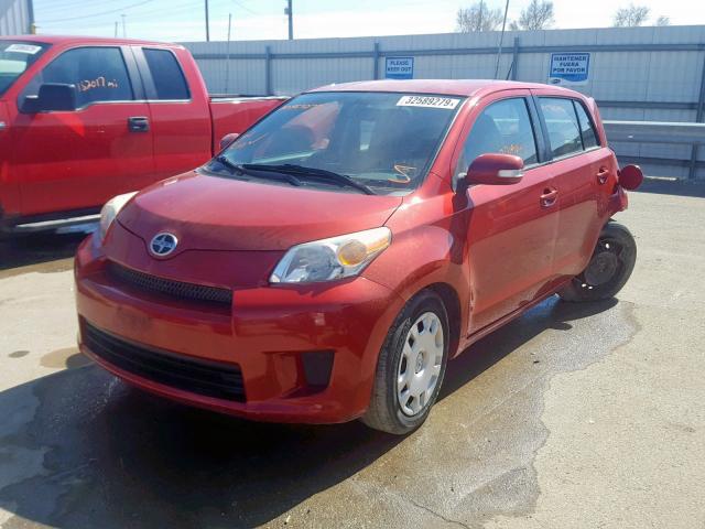 JTKKU10439J045018 - 2009 TOYOTA SCION XD RED photo 2