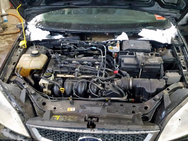 1FAHP37N37W315406 - 2007 FORD FOCUS ZX5 BLACK photo 7