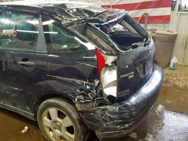 1FAHP37N37W315406 - 2007 FORD FOCUS ZX5 BLACK photo 9