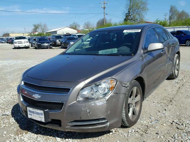 1G1ZC5EU5BF175991 - 2011 CHEVROLET MALIBU 1LT BROWN photo 2