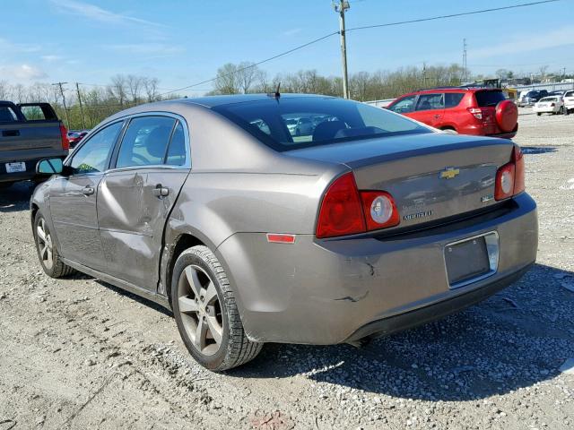 1G1ZC5EU5BF175991 - 2011 CHEVROLET MALIBU 1LT BROWN photo 3