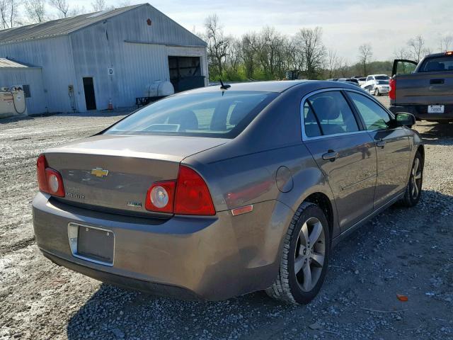 1G1ZC5EU5BF175991 - 2011 CHEVROLET MALIBU 1LT BROWN photo 4