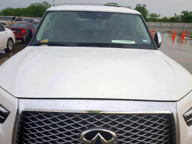 JN8AZ2NEXJ9192152 - 2018 INFINITI QX80 BASE WHITE photo 9