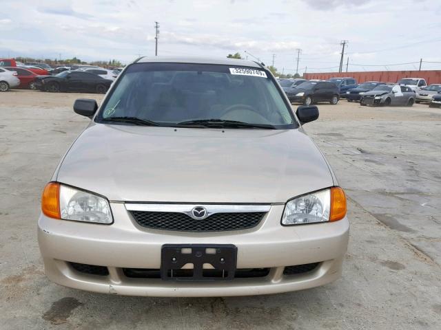 JM1BJ2221Y0207928 - 2000 MAZDA PROTEGE DX BROWN photo 9