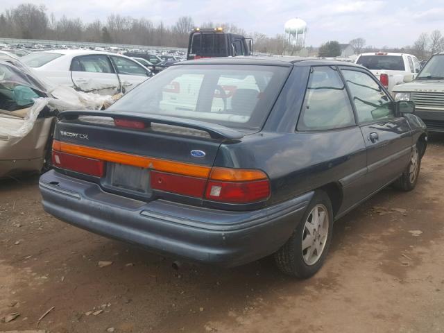 1FASP11J7SW203572 - 1995 FORD ESCORT LX GREEN photo 4