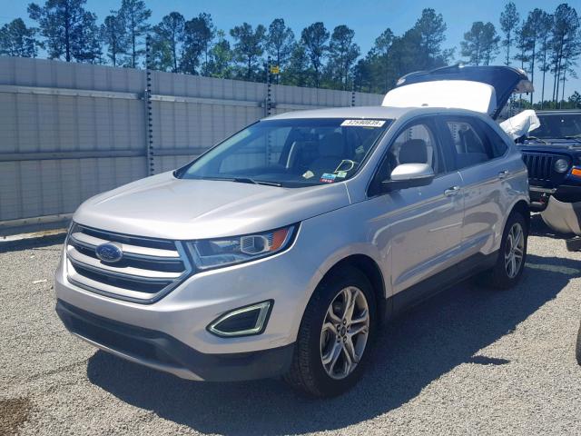 2FMPK3K91GBB05799 - 2016 FORD EDGE TITAN GRAY photo 2