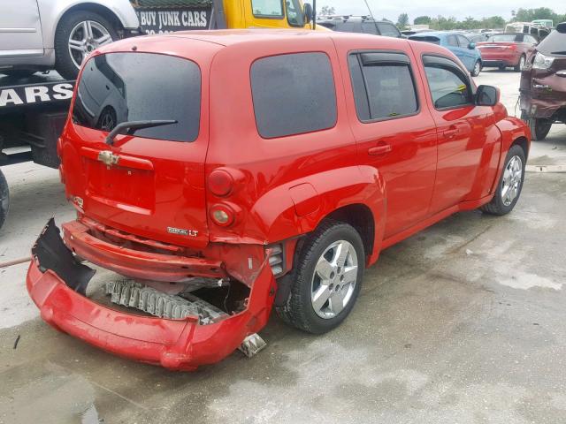 3GNCA23BX9S549687 - 2009 CHEVROLET HHR LT RED photo 4