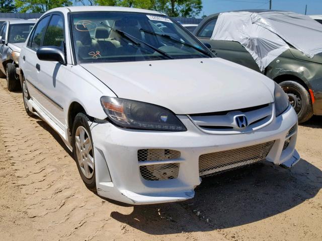 2HGES16375H563090 - 2005 HONDA CIVIC DX V WHITE photo 1