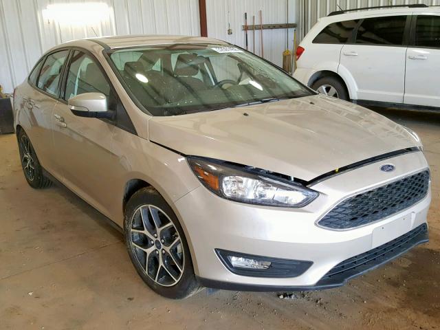 1FADP3H26JL216705 - 2018 FORD FOCUS SEL BEIGE photo 1