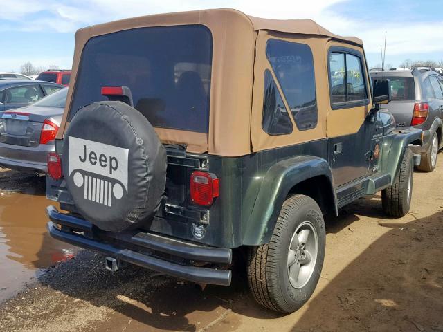 1J4FY49S9VP546576 - 1997 JEEP WRANGLER / GREEN photo 4