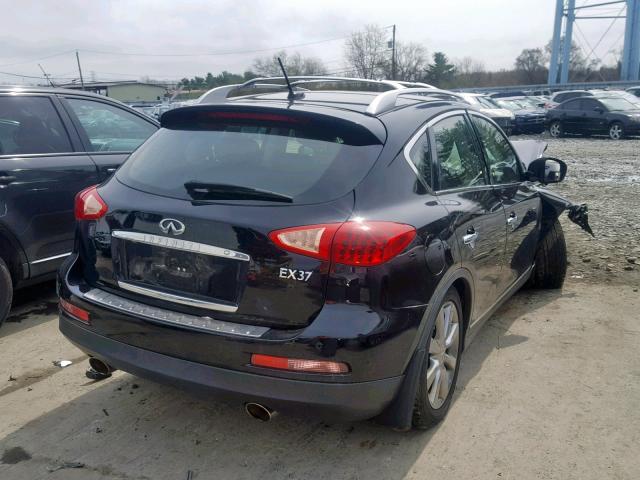 JN1BJ0HR8DM481920 - 2013 INFINITI EX37 BASE BLACK photo 4