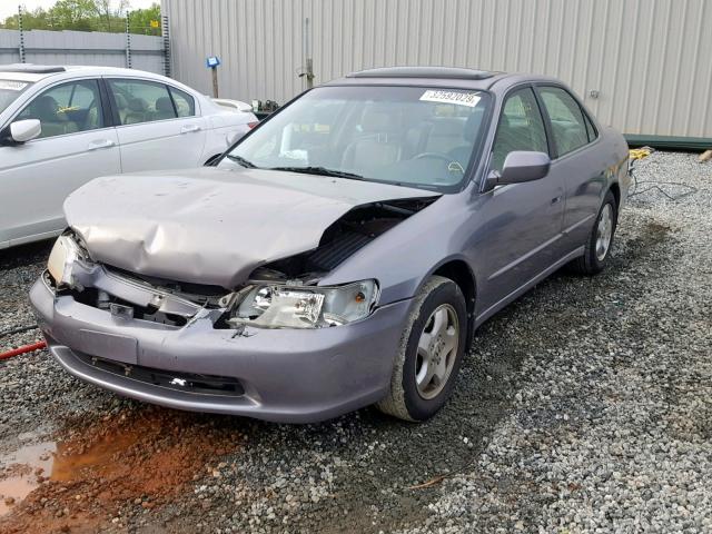 1HGCG1659YA048959 - 2000 HONDA ACCORD EX GRAY photo 2